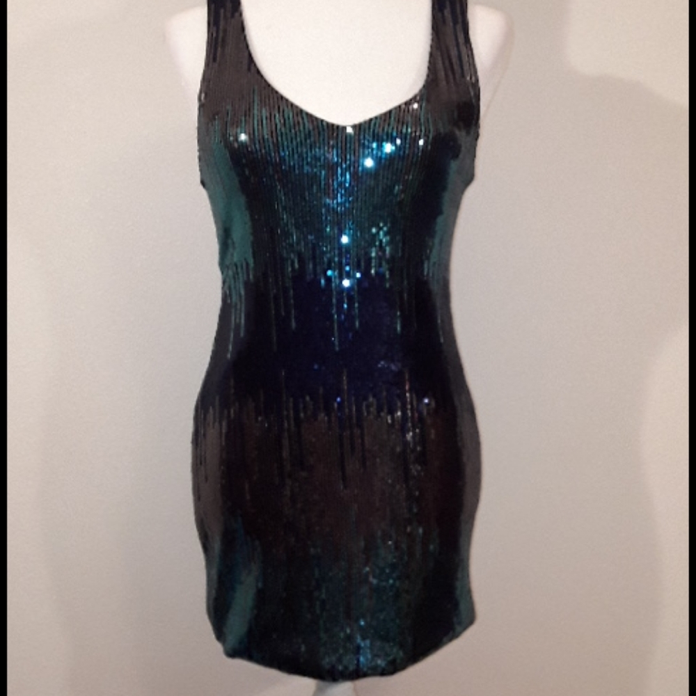 As you wish mini sequin party dress